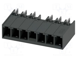 PCB headers, nominal cross section: 6 mm?, color: black, nom