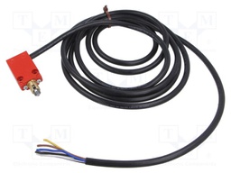 Limit switch; 10A; max.250VAC; lead 3m; IP66; No.of mount.holes: 2