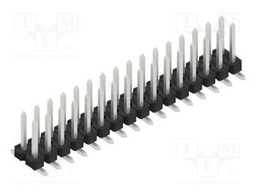 Connector: pin strips; pin header; male; PIN: 32; 2.54mm; SMT; 2x16