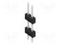 Connector: pin strips; pin header; male; PIN: 2; 2.54mm; THT; 2x1