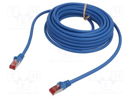 Patch cord; S/FTP; 6; stranded; Cu; LSZH; blue; 7.5m; halogen free