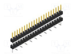 Connector: pin strips; pin header; male; PIN: 21; 2.54mm; SMT; 1x21