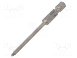 Screwdriver bit; Pozidriv®; PZ0; Overall len: 70mm
