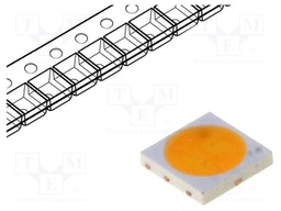LED; SMD; 3030; white; 84÷110lm; 4200(typ)K; 90; 120°; 150mA; 110lm/W