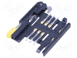 Connector: for cards; SIM; with on/off switch,without card tray