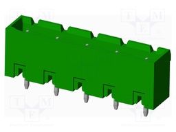 Connector: pluggable terminal block; socket; male; straight; THT