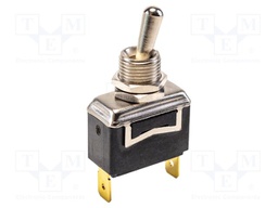 Switch: toggle; Pos: 2; SPST-NO; OFF-ON; 15A/277VAC; 0÷85°C; UL94V-0