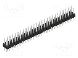 Connector: pin strips; pin header; male; PIN: 52; 2.54mm; THT; 2x26