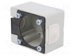 Connector accessories: housing; grey; surface-mounted