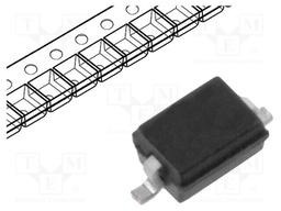 Diode: Zener; 0.3W; 12V; SMD; reel,tape; SOD323; single diode
