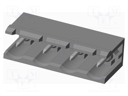 Connector: pluggable terminal block; socket; male; on PCBs