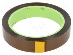 Tape: electrical insulating; W: 19mm; L: 33m; Thk: 0.076mm; acrylic