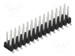 Connector: pin strips; pin header; male; PIN: 30; 2.54mm; SMT; 2x15