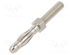 Plug; 4mm banana; 32A; 30VAC; 60VDC; non-insulated; 36mm