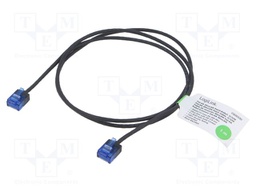 Patch cord; RJ45 plug,both sides; U/UTP; 6a; Cu; black; 1m