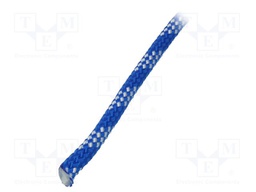 Rope; polypropylene; Ørope: 10mm; L: 50m; with a core; blue