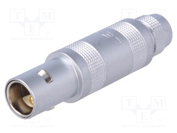 Connector: circular; Series: 0S; plug; male; soldering; for cable