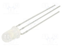 LED; red,green; 5mm; 40°; 2VDC,2.1VDC; Red lumin: 35mcd