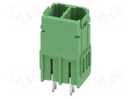 PCB headers, nominal cross section: 6 mm?, color: green, nom