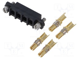 Connector: wire-wire/PCB; plug; female; PIN: 4; Datamate; 40A; 4mm
