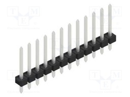Connector: pin strips; pin header; male; PIN: 12; 2.54mm; THT; 1x12