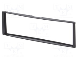 Radio mounting frame; Renault; 1 DIN; black