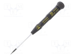 Screwdriver; slot; Size: SL 0,8mm; precision,ESD