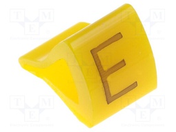 Markers for cables and wires; Label symbol: E; 1.7÷3.5mm; H: 7mm