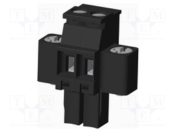 Connector: pluggable terminal block; plug; female; angled 90°