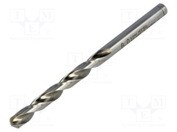 Drill bit; for metal; Ø: 6mm; L: 93mm; HSS-CO; Conform to: DIN 338