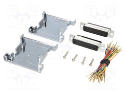 Transition: adapter; both sides,D-Sub 25pin male