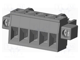 Connector: pluggable terminal block; plug; female; straight; grey