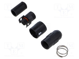 Connector: circular; HR30; Locking: push-pull; plug; female; 2A