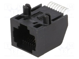 Socket; RJ45; PIN: 8; Layout: 8p8c; SMT; on PCBs