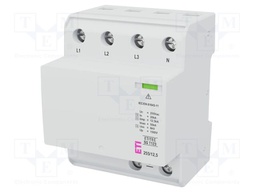 Surge arrester; Type 1+2+3; for DIN rail mounting