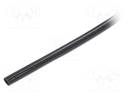 Insulating tube; black; -20÷155°C; Øint: 8mm; L: 100m