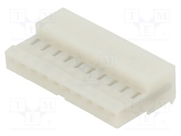 10P MTA100 CONN ASSY WHT