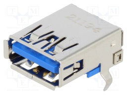 USB 3.0 F/A STD RA REC CH=3.91 15u