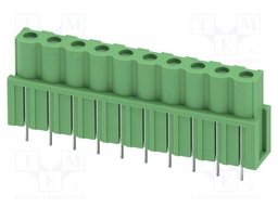 PCB headers, nominal cross section: 2.5 mm?, color: green, n