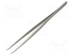 Tweezers; 140mm; for precision works; Blades: narrow,curved