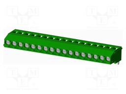 Connector: PCB terminal block; terminal; Plating: tinned; on PCBs