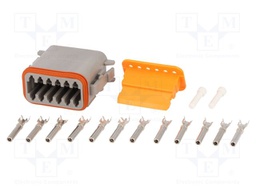 Connector: wire-wire; DT; plug; female; Size: 16; 0.75÷2mm2; PIN: 12