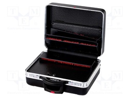 Suitcase: tool case on wheels; 490x250x400mm; X-ABS; 33l
