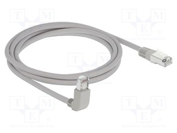 Patch cord; SF/UTP; Cat: 5e; RJ45 plug,RJ45 up angled plug; Cu; 2m