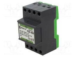 Transformer: mains; 40VA; 230VAC; 24V; Leads: terminal block; IP30