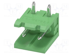 PCB headers, nominal cross section: 2.5 mm?, color: green, n