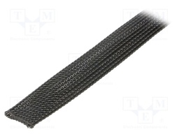 Polyester conduit; Braid diameter: 15.9÷25.4,nom.19.1mm; black