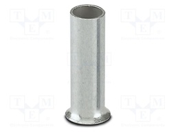 Tip: bootlace ferrule; non-insulated; copper; 1.5mm2; tinned; 7mm