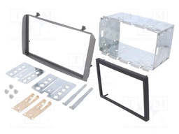 Radio mounting frame; Alfa Romeo; 2 DIN; anthracite