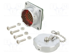 WY28; socket; female; PIN: 26; IP67; 5A; soldering; 400V; 0.75mm2